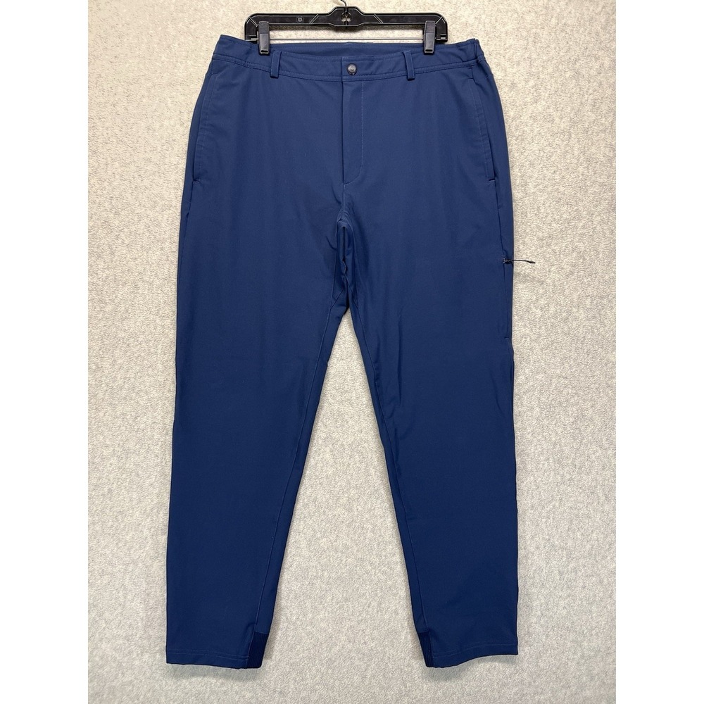 Mack Weldon Men's Blue Radius Athletic Pants Stretch‎ Performance Jogger Size XL